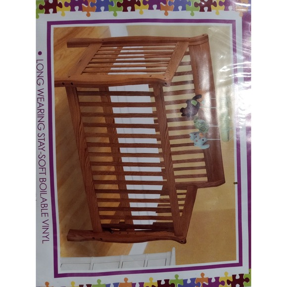 Home Deluxe Vinyl Crib Mattress Cover Zippered Waterproof Standard Size 28x52 - Picture 3 of 6